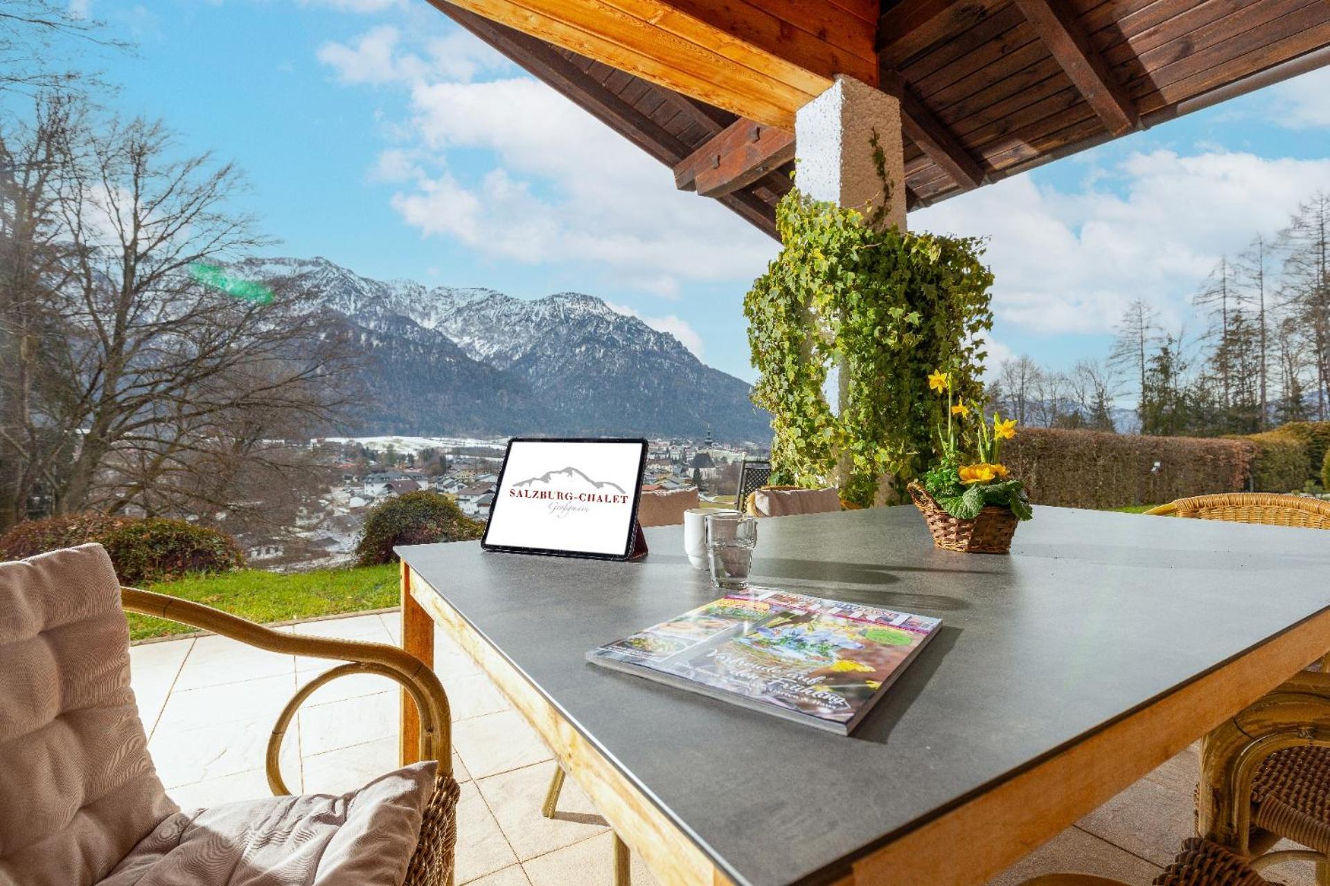 Luxus Ferienhaus Salzburg Chalet Mit Pool, Sauna, Whirlpool, Kamin Großgmain Kültér fotó