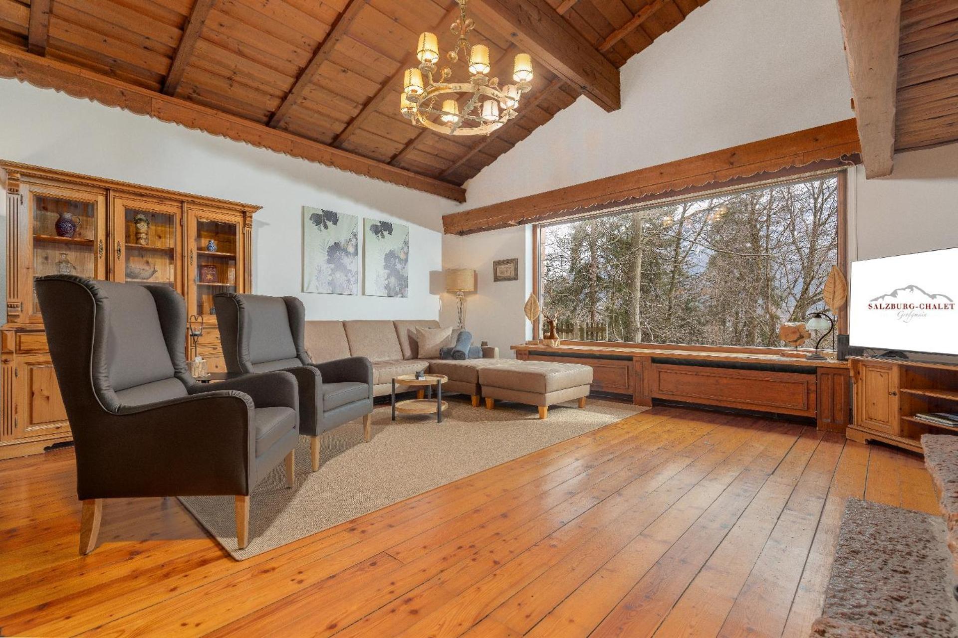 Luxus Ferienhaus Salzburg Chalet Mit Pool, Sauna, Whirlpool, Kamin Großgmain Kültér fotó