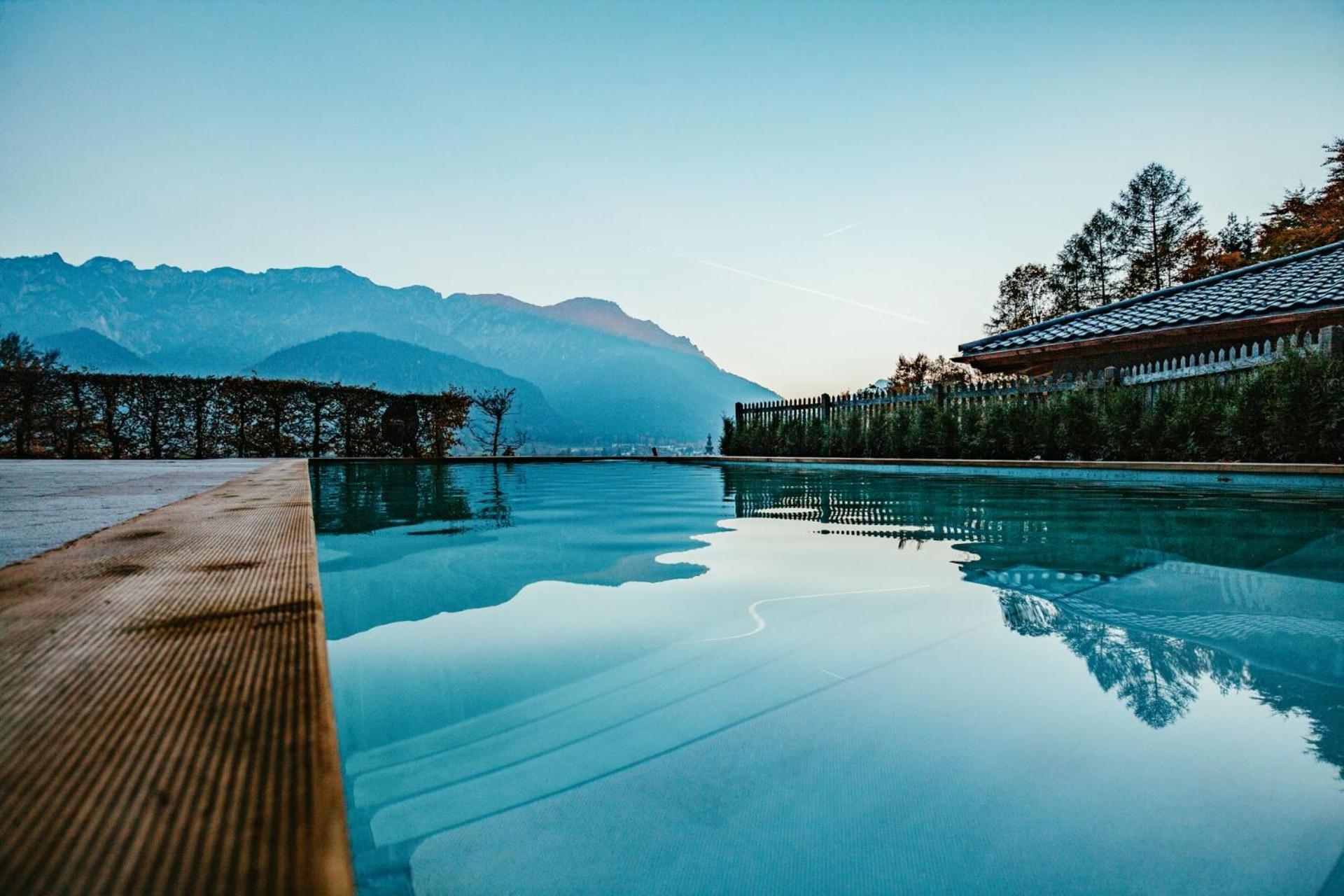 Luxus Ferienhaus Salzburg Chalet Mit Pool, Sauna, Whirlpool, Kamin Großgmain Kültér fotó