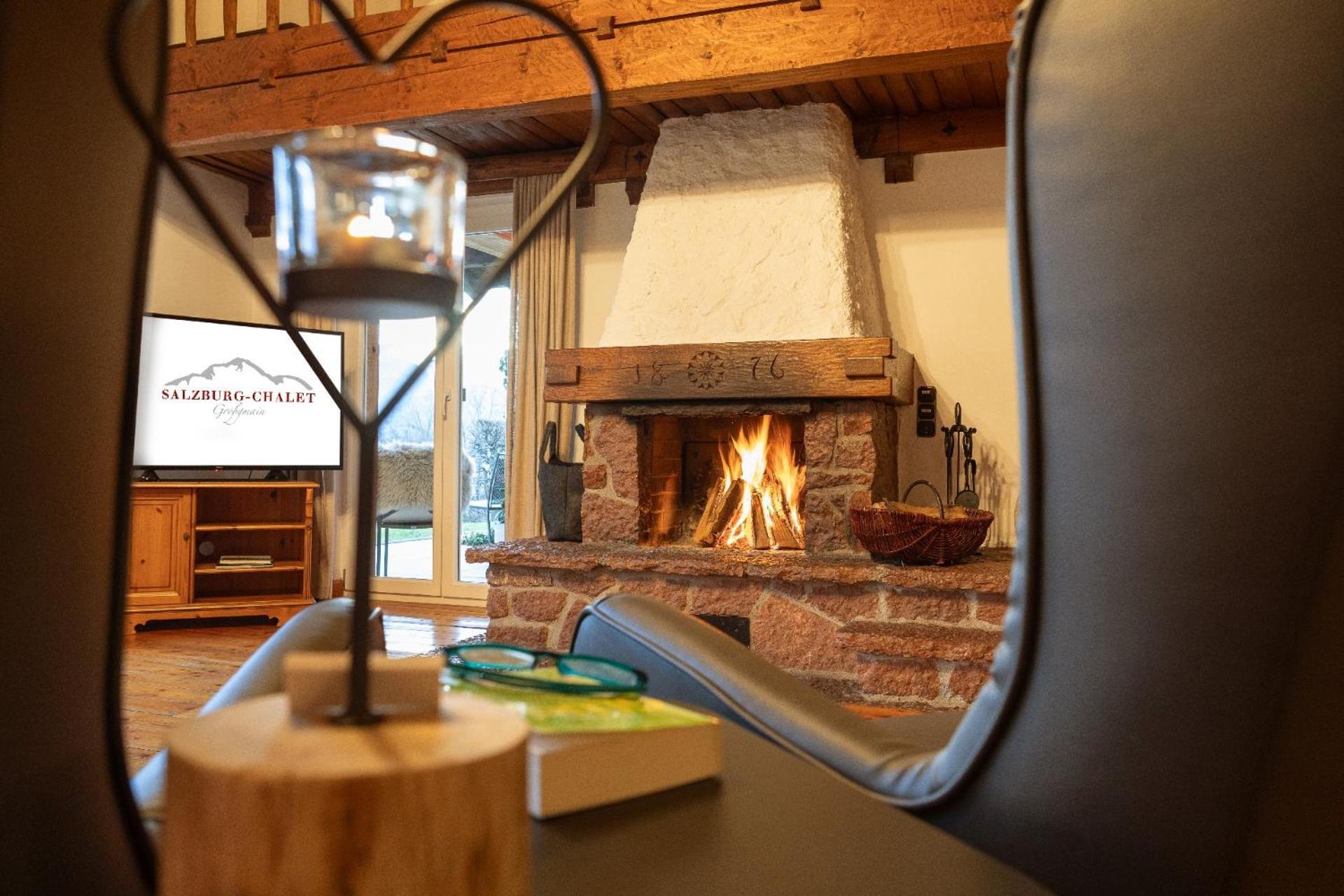 Luxus Ferienhaus Salzburg Chalet Mit Pool, Sauna, Whirlpool, Kamin Großgmain Kültér fotó