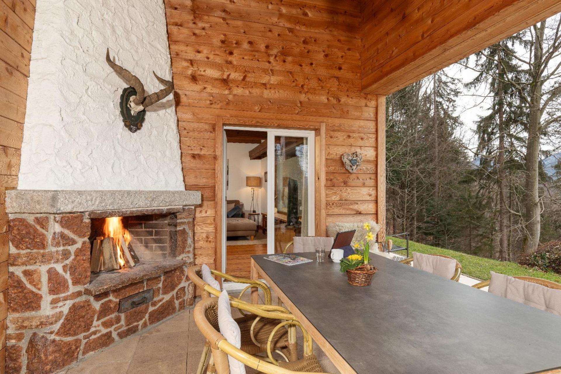 Luxus Ferienhaus Salzburg Chalet Mit Pool, Sauna, Whirlpool, Kamin Großgmain Kültér fotó