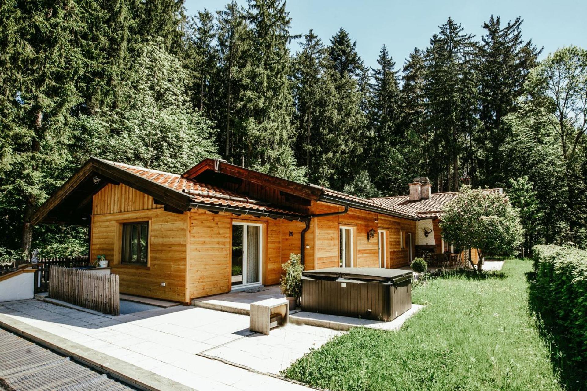Luxus Ferienhaus Salzburg Chalet Mit Pool, Sauna, Whirlpool, Kamin Großgmain Kültér fotó